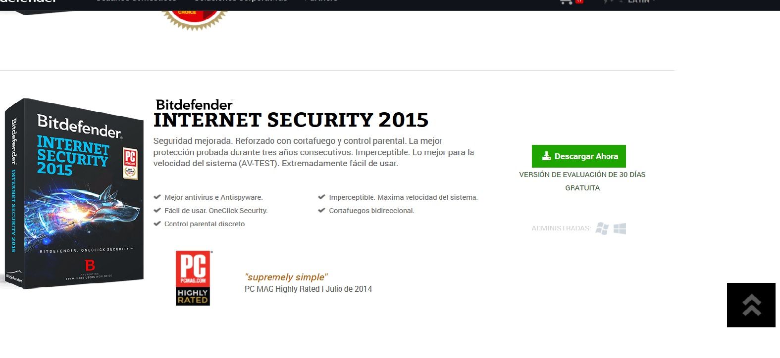 descargar bitdefender total security 2015