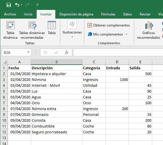Cómo crear hoja de cálculo de ingresos y gastos con Excel islaBit