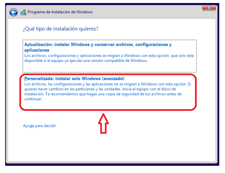Cómo Hacer Una Instalación Personalizada De Windows 10 Islabit 1936