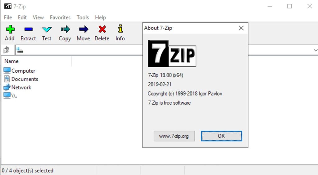 rar zip for windows 10