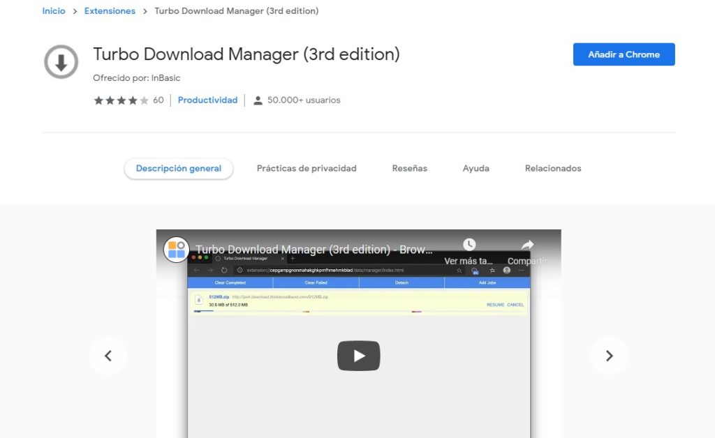 turbo download manager chrome