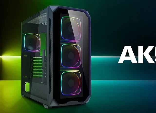 La carcasa de PC Sharkoon AK5G RGB tiene un diseño pensado para deslumbrar