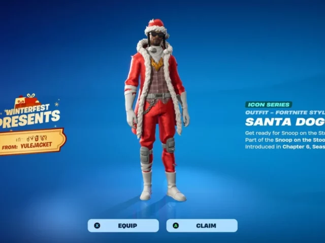 Santa Dogg se suma al espíritu navideño de Fortnite. Consigue el skin gratis